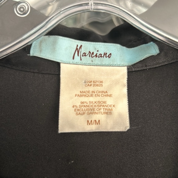 Marciano Black Stretch Silk Romper - Picture 13 of 13